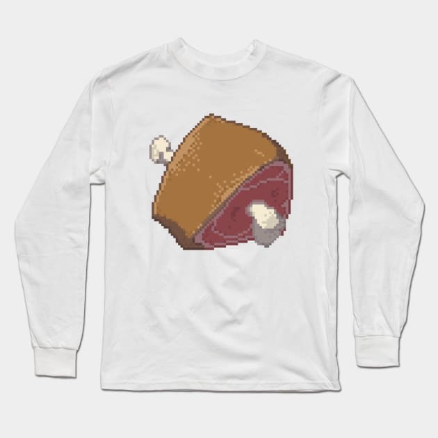 Raw gourmet meat botw Long Sleeve T-Shirt by toothy.crow